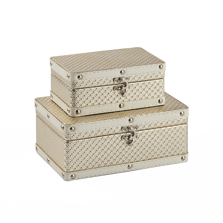 Decorative Gold Boxes Wholesale
