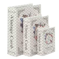 Glittery Floral Book Boxes Wholesale