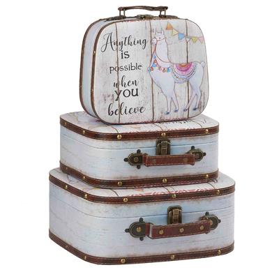 Printed Cute Alpaca suitcase Wholesale