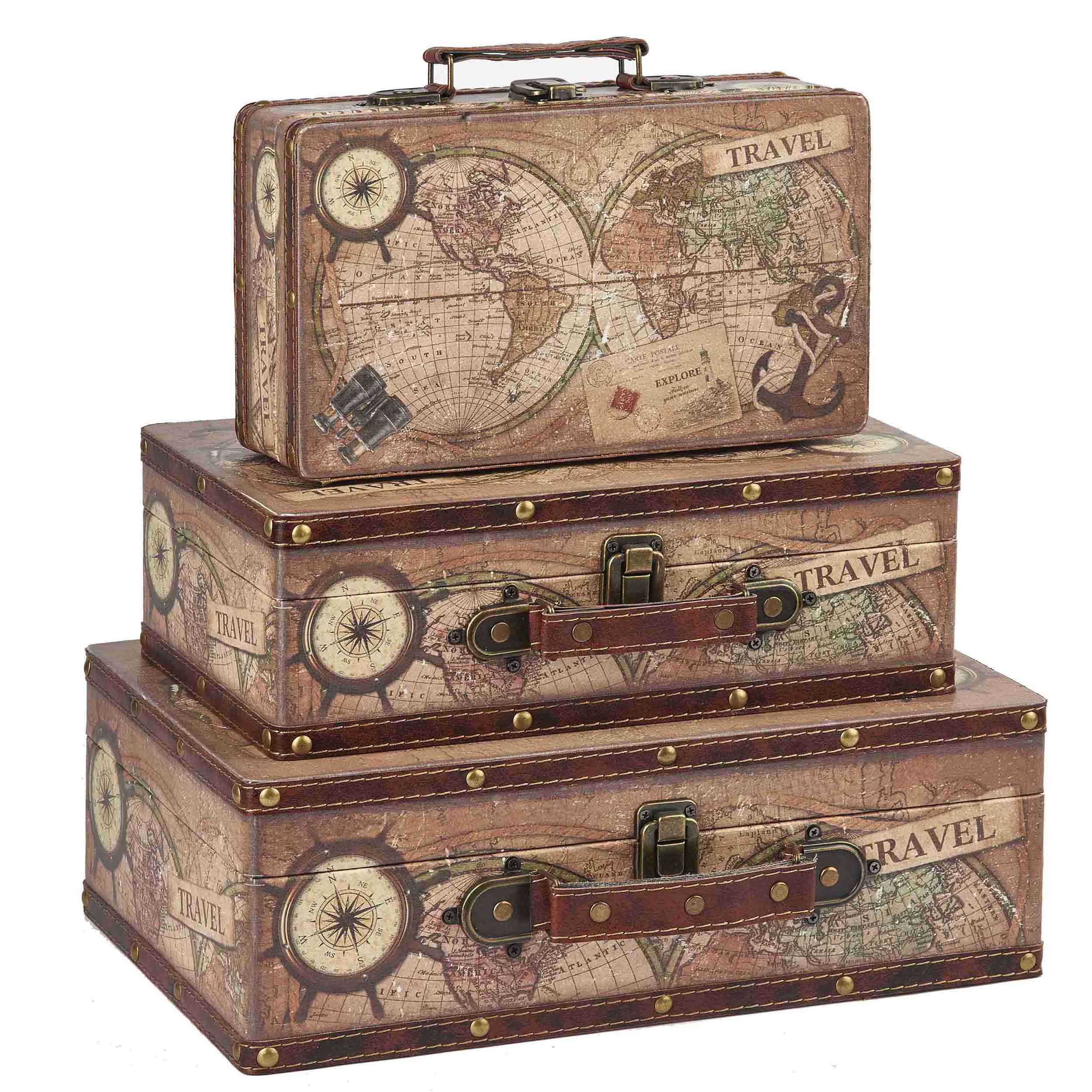 Vintage Pattern Suitcase Wholesale