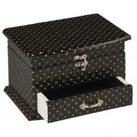 Black Jewelry Boxes with Drawer Wholesale
