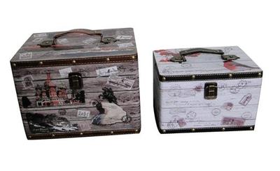 Wooden Suitcase SJ14