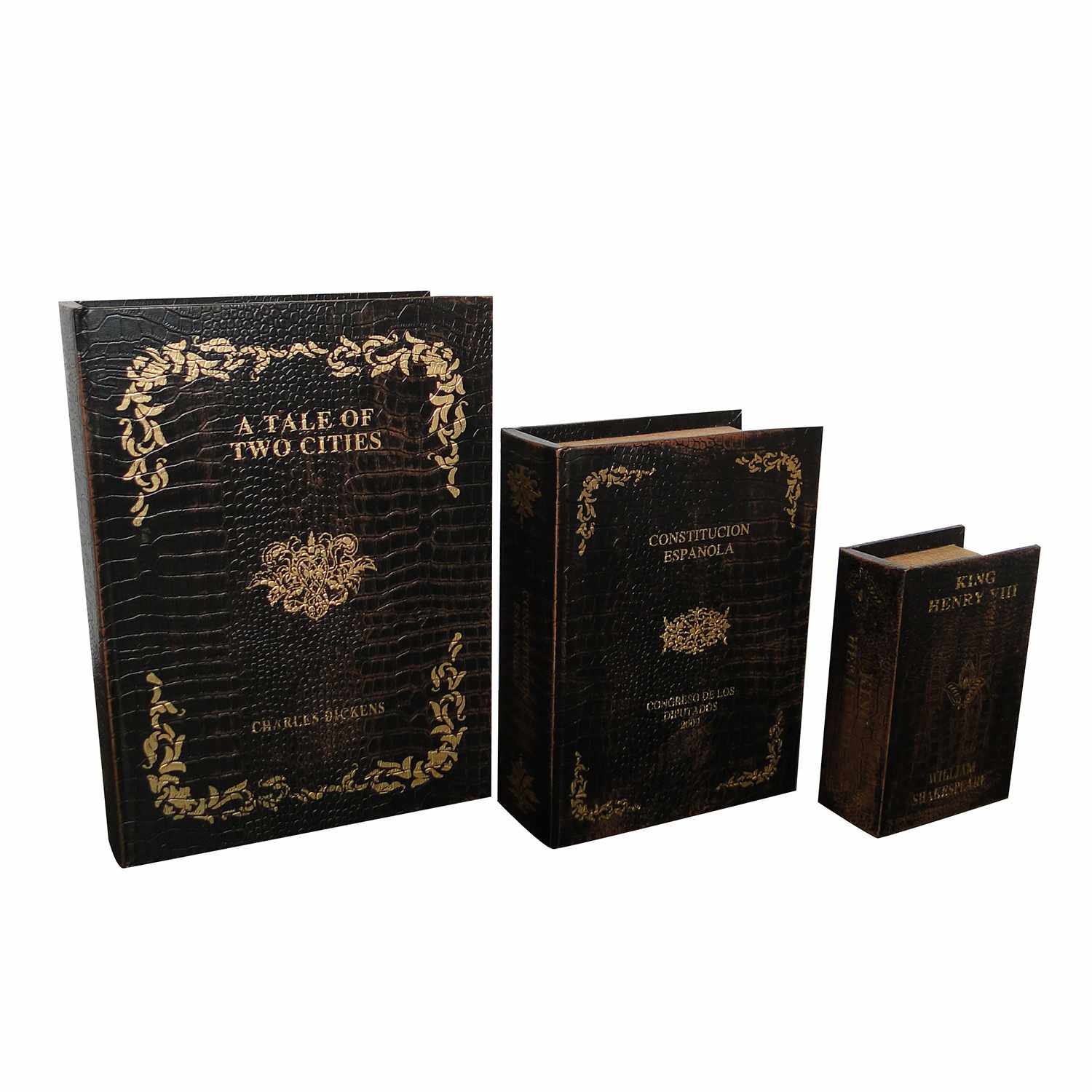 Wooden Book Boxes SJ14164