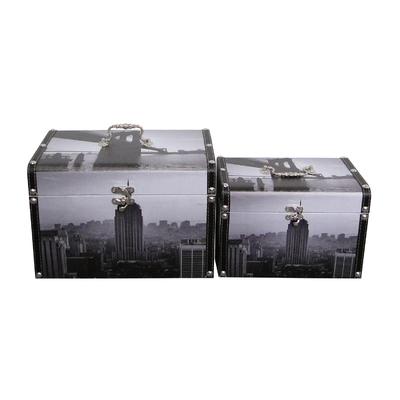 Black and White Storage Boxes SJ07489