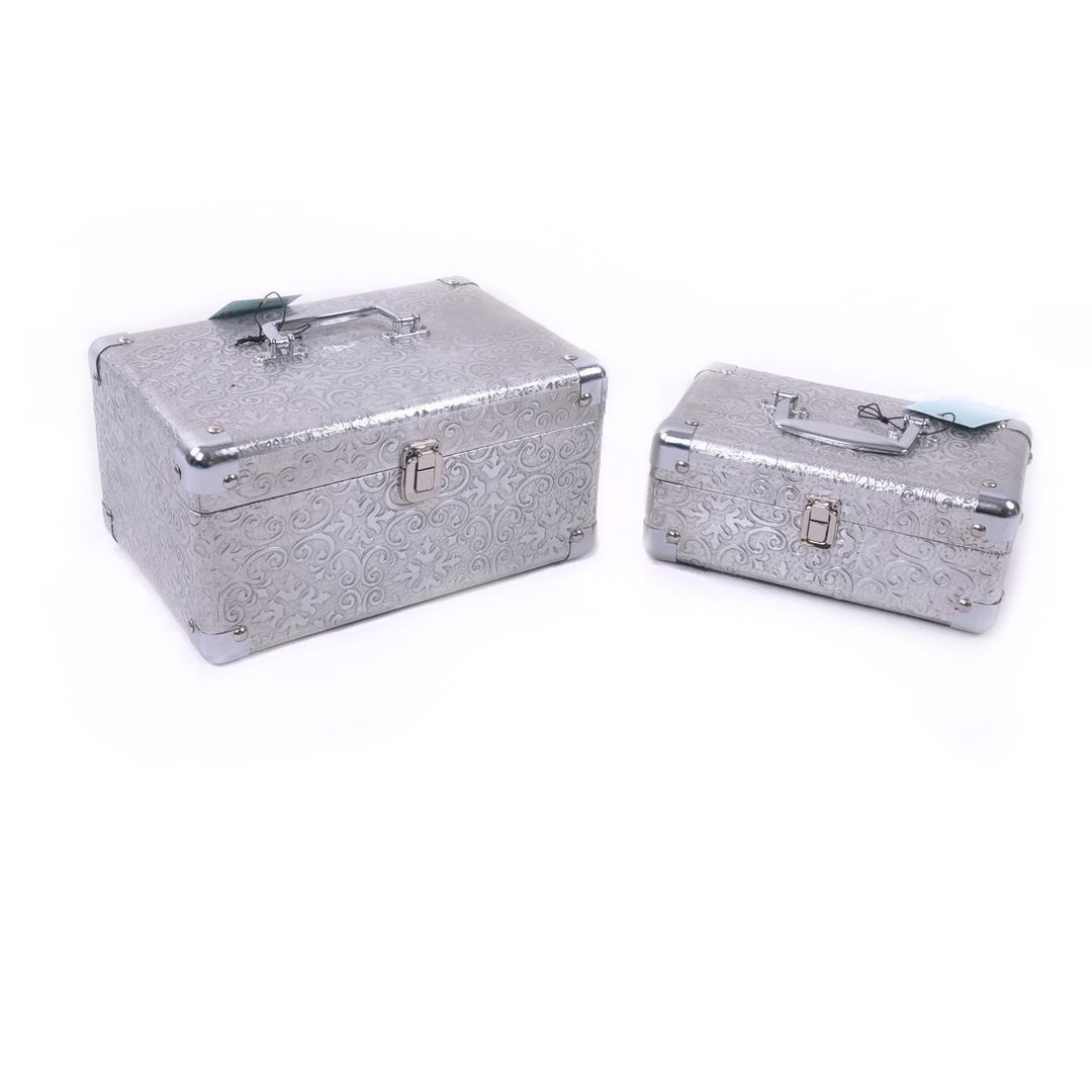 Silver Embossed Boxes 15KDF15144