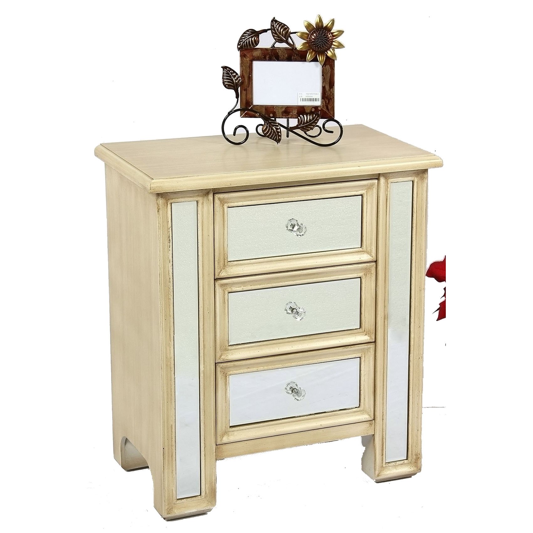 Small Cream Bedside Drawers 15KDF15311