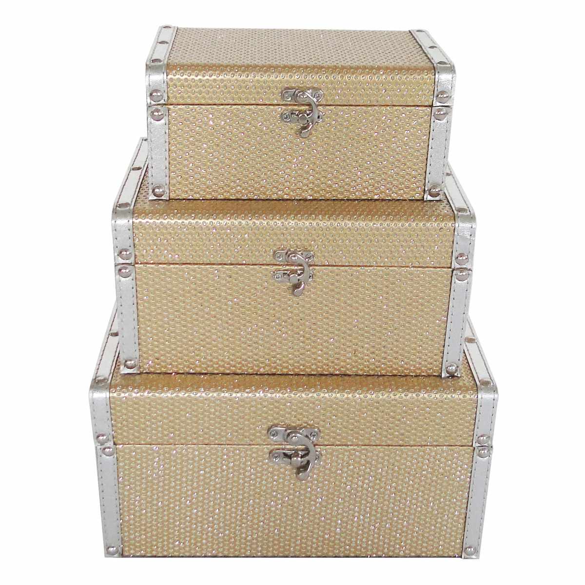 Gold Wood Box HL129