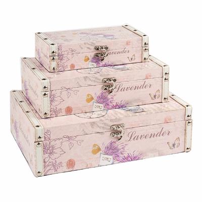 Floral Wooden Boxes Wholesale SJ16433