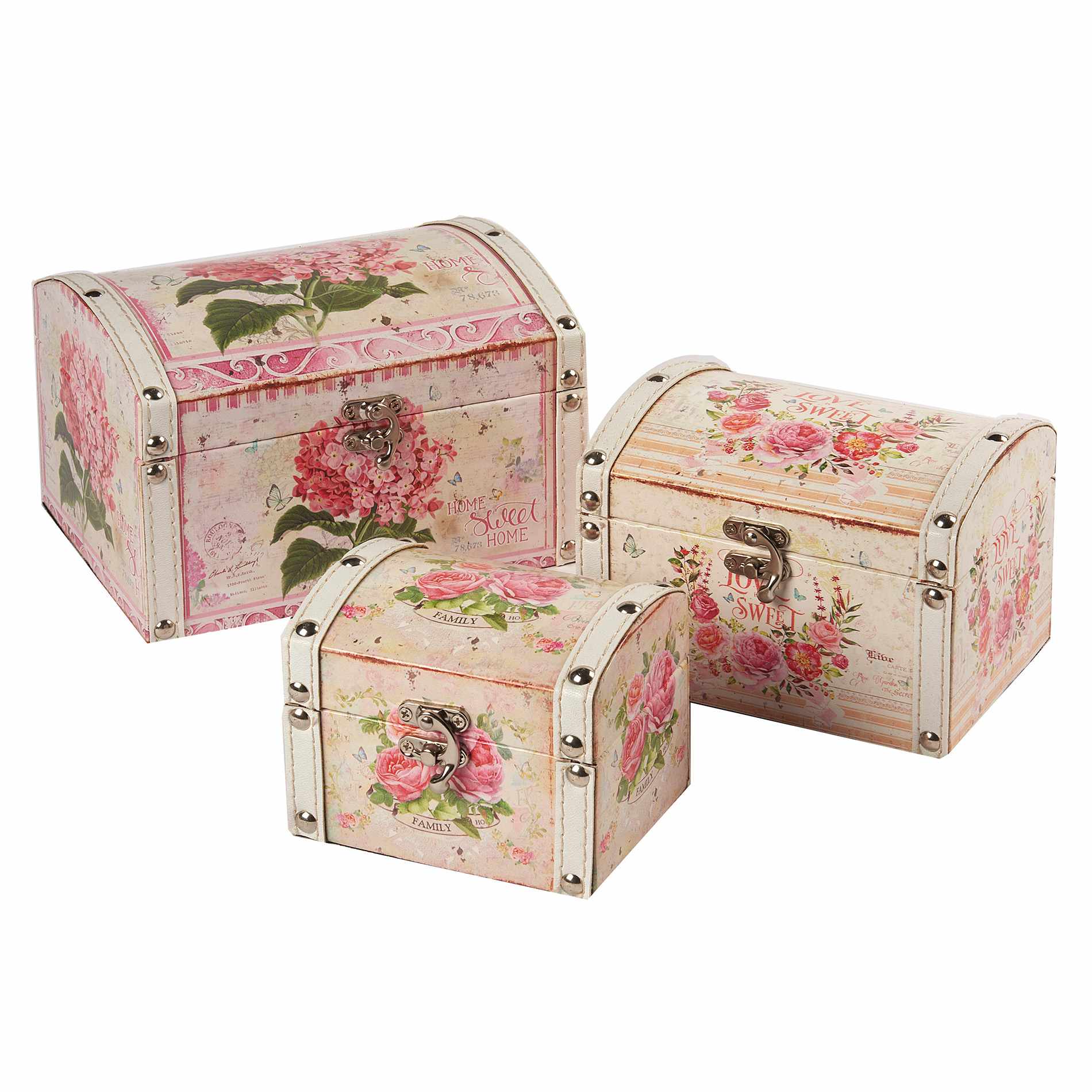 Floral Decorative  Boxes Set Wholesale SJ16448