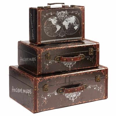 Vintage Wooden Suitcases Wholesale SJ16411