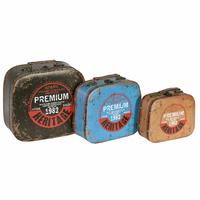 Rustic Wooden Suitcases Set of 3 Wholesale SJ16610