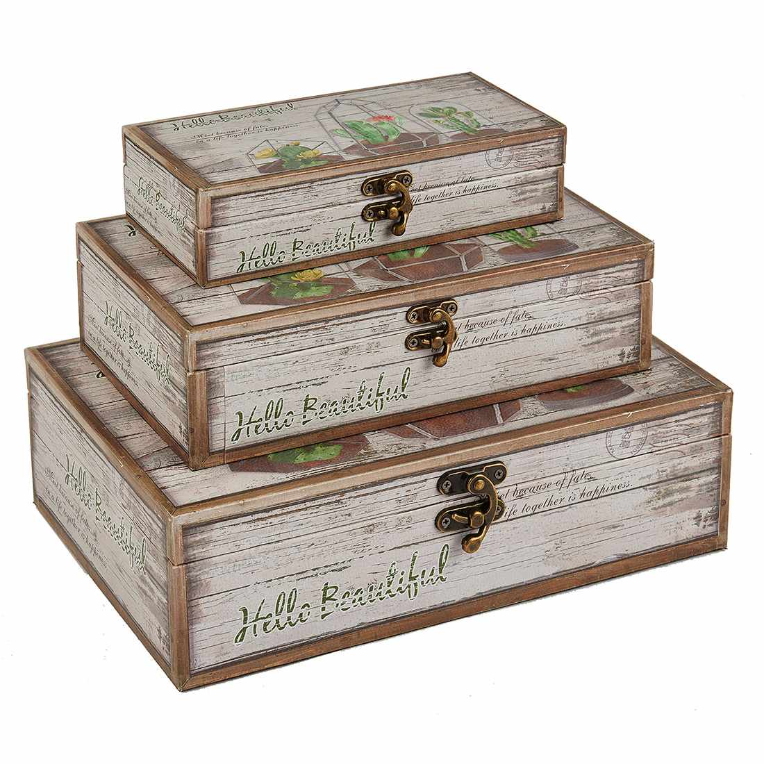 Custom Wood Boxes Wholesale SJ17305