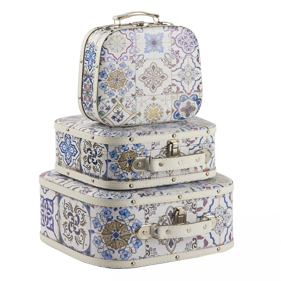 Decorative Floral Suitcases Wholesale