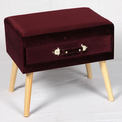 Red Drawer Stool Wholesale
