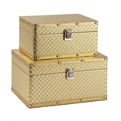 Gold Decorative Boxes Wholesale